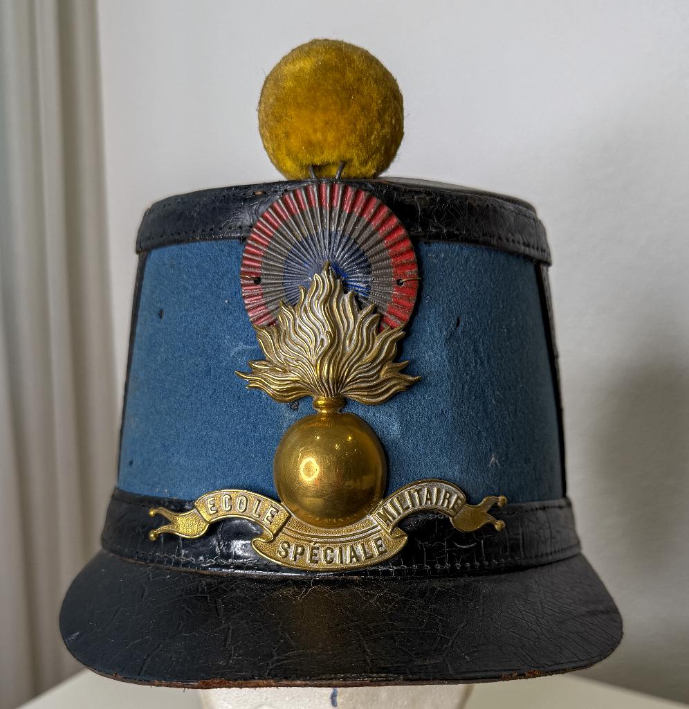 Franse militaire kepie Saint-Cyr officiersopl. ca. 1900, Verzamelen, Militaria | Algemeen, Ophalen of Verzenden, Landmacht, Overige gebieden