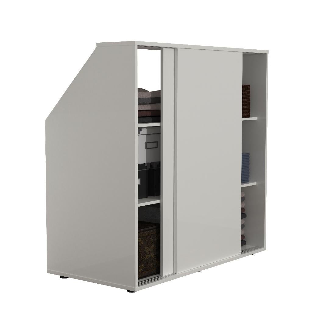 Kledingkast schuine wand zolder slaapkamer, Ophalen, Overige materialen, Met deur(en), Nieuw