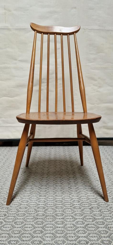 retro houten spijlenstoel Ercol made in England, Ophalen, Huis en Inrichting
