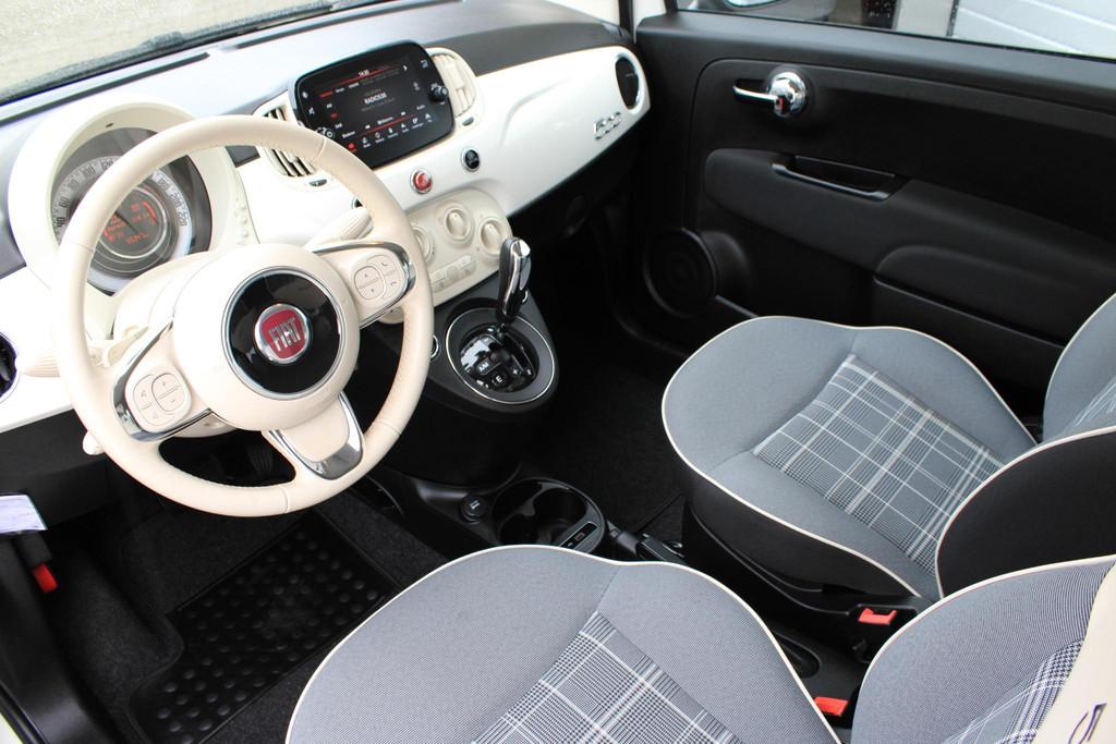 Fiat 500 1.2 Automaat Cruisecontrol | Carplay | Airco | Lich, Stof, Gebruikt, 4 cilinders, 4 stoelen