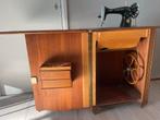 Vintage Singer naaimachine in houten meubel, Ophalen of Verzenden