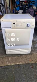 Condensdroger zanussi zeer netjes, Witgoed en Apparatuur, Ophalen, 6 tot 8 kg, Zo goed als nieuw, 85 tot 90 cm