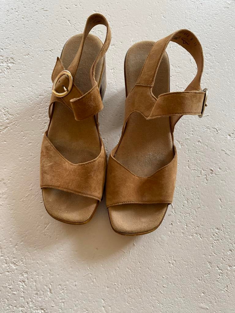 Gabor sandalen maat 38,5, Kleding | Dames, Schoenen, Ophalen of Verzenden, Zo goed als nieuw, Bruin, Sandalen of Muiltjes