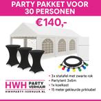 Partytent statafel koeling. Party pakket te huur., Partytent, Minder dan 4 meter, Ophalen of Verzenden, Zo goed als nieuw