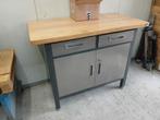 Alluminium werkbank en opbergkast, Ophalen, Zo goed als nieuw, 170 cm of meer