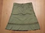 BLUE SEVEN groene rok met kant, broderie enz. maat 3 / 104, Gebruikt, Blue seven, Meisje, Ophalen of Verzenden