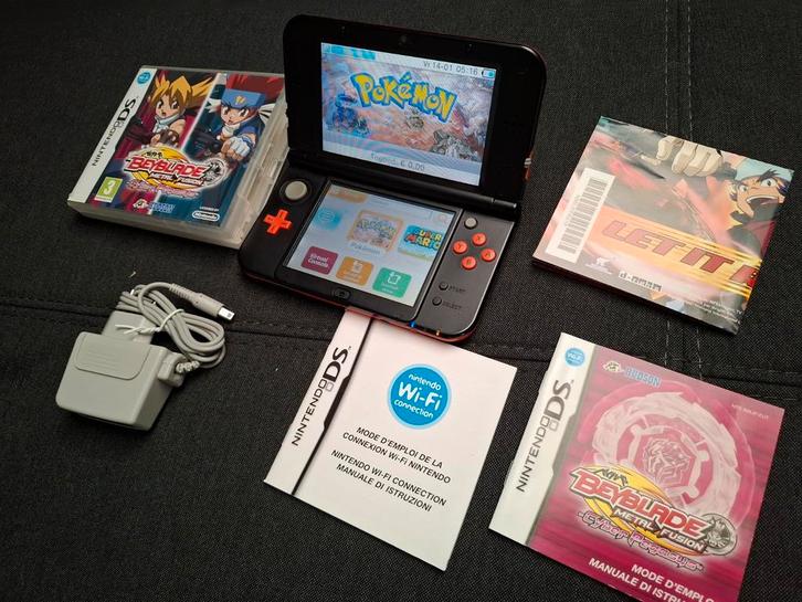 New Nintendo 3DS XL Zwart/Oranje + Games, Spelcomputers en Games, Spelcomputers | Nintendo 2DS en 3DS, 3DS XL, Zwart, Met games