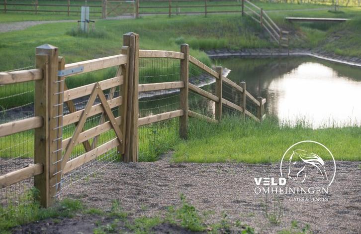 Veld Omheiningen, Rijbak, Paddock, Weide, Afrastering, Dieren en Toebehoren, Stalling en Weidegang, Opfok, Stalling, Weidegang