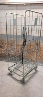 Rolcontainer rolkar transportkar trolley wagen magazijnkar, 100 liter of meer, Ophalen, Gebruikt, Transportkar