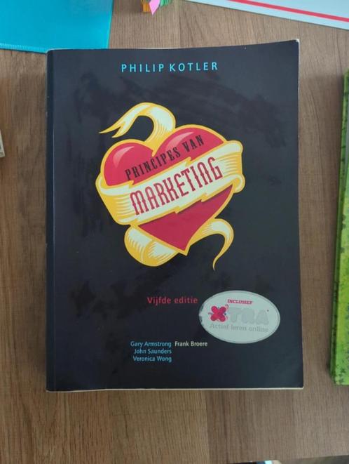 De Principes van Marketing – Vijfde Editie – Philip Kotler, Boeken, Schoolboeken, Zo goed als nieuw, Overige niveaus, Ophalen of Verzenden