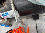Compressor met toebehoren en nietpistool, Ophalen, Gebruikt, 6 tot 10 bar, Minder dan 200 liter/min