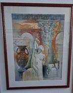 Lijst (L 89,5 x B 72,5) met afbeelding in passe partout, Huis en Inrichting, Ophalen, 75 cm of meer, 50 tot 75 cm, Print