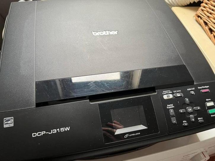 Brother DCP-J315-W all in one printer wireless, Computers en Software, Printers, Zo goed als nieuw, All-in-one, Inkjetprinter