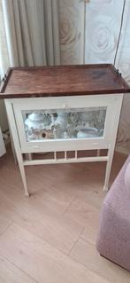 Antiek Theekastje, Huis en Inrichting, Minder dan 50 cm, Glas, Minder dan 100 cm, 25 tot 50 cm