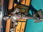 Bronzen beeld jongema, Antiek en Kunst, Antiek | Koper en Brons, Ophalen of Verzenden