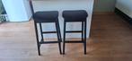 Ikea RÖNNINGE Barkruk Zwart (2 stuks), Huis en Inrichting, 2 krukken, Ophalen of Verzenden, 60 tot 90 cm