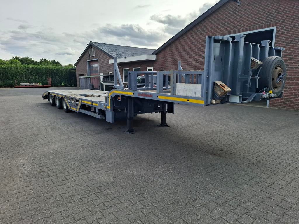 Floor semi dieplader oplegger, Auto's, Vrachtwagens, Bedrijf, Aanhangers en Opleggers, Ophalen