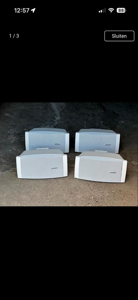4x Bose DS100SE Speakers - Binnen/Buiten - 100W, Audio, Tv en Foto, Luidsprekers, Gebruikt, Front, Rear of Stereo speakers, 60 tot 120 watt