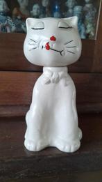 Vintage Keramiek Kat drankflesje plazuid gouda, Antiek en Kunst, Antiek | Keramiek en Aardewerk, Ophalen of Verzenden