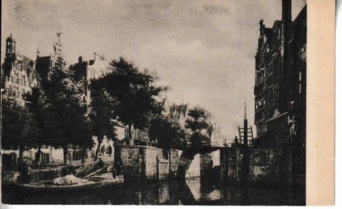 AMSTERDAM - Een HOLLANDSCHE GRACHT, Verzamelen, Ansichtkaarten | Nederland, Ongelopen, Noord-Holland, Verzenden