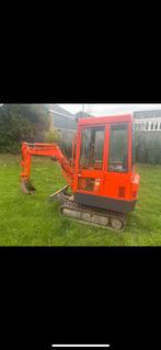 Minikraan kubota, Ophalen, Graafmachine