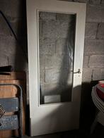 Glazen Binnendeur - 83x200 cm, Doe-het-zelf en Verbouw, Deuren en Horren, Ophalen, Gebruikt, 80 tot 100 cm, Binnendeur
