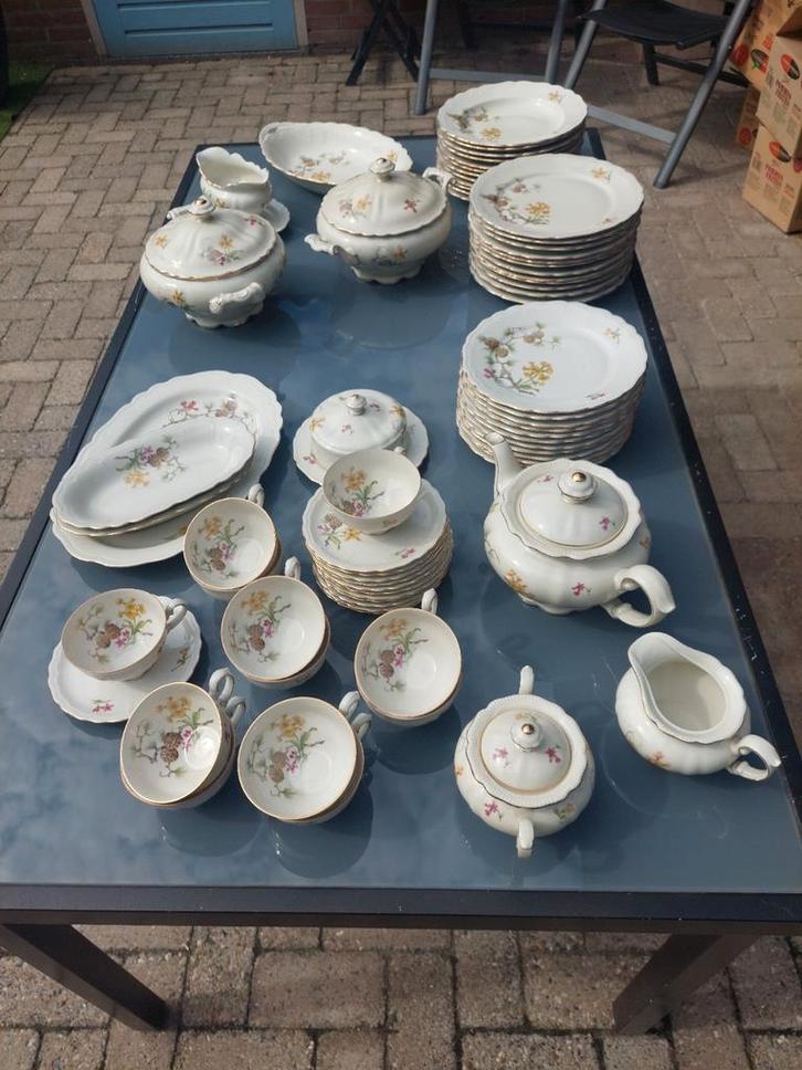 PMR Bavaria Jaeger & Co Servies - 71 Delig, Antiek en Kunst, Antiek | Servies compleet, Ophalen