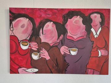 Dikke dames schilderij schilderijen beschikbaar voor biedingen