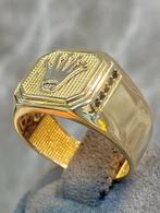 14k Gouden Rolex Ring Onyx, 20 of groter, Heer, Nieuw, Ophalen of Verzenden