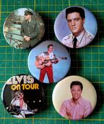 Grote Elvis Presley buttons (3), Verzamelen, Verzenden, Nieuw, Gebruiksvoorwerp