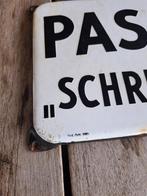 Emaille bord, Ophalen of Verzenden, Gebruikt, Reclamebord