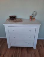 Witte comodekast met 3 lades - Gratis ophalen!, Ophalen, Gebruikt, 50 tot 100 cm, 25 tot 50 cm