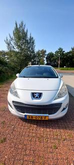 Peugeot 207 1.6 16V CC 88KW 2010 Wit cabrio, Auto's, Voorwielaandrijving, 65 €/maand, 15 km/l, 4 cilinders
