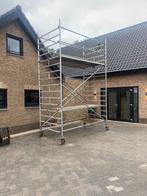 Layher rolsteiger 10 meter sta hoogte, Doe-het-zelf en Verbouw, Steigers, Ophalen of Verzenden, Gebruikt, Rolsteiger of Kamersteiger