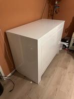 Gratis witte commode met lades 134x70x100 cm, Ophalen, Kunststof, Gebruikt, 100 tot 150 cm