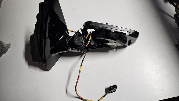 Buitenspiegel hoogglans zwarte voet links BMW X5 serie E53 5, Auto-onderdelen, Spiegels, BMW, Nieuw, Herkomst onderdeel bekend