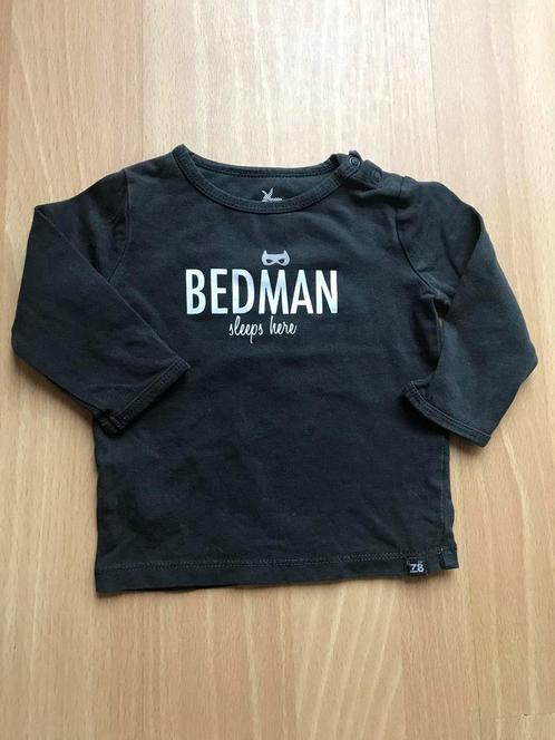 Z8 longsleeve bedman jongen maat 62 zgan style: Zorro, Kinderen en Baby's, Babykleding | Maat 62, Zo goed als nieuw, Jongetje