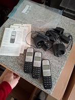 Siemens Gigaset A400H - 3 handsets, Telecommunicatie, Mobiele telefoons | Nokia, Gebruikt, Geen camera, Zwart, Ophalen of Verzenden