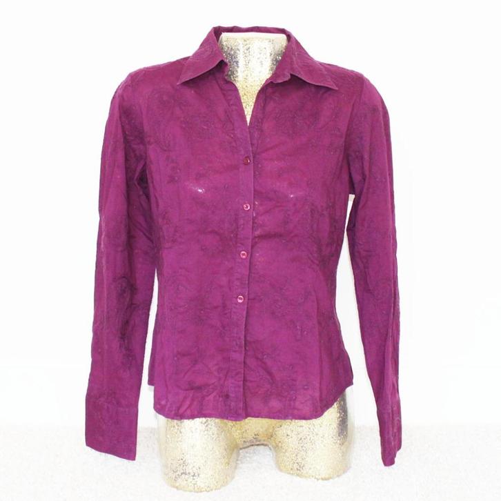 Mooie Essentials Blouse 100% Katoen (Maat 38) - 22 € 20,-, Kleding | Dames, Blouses en Tunieken, Zo goed als nieuw, Maat 38/40 (M)