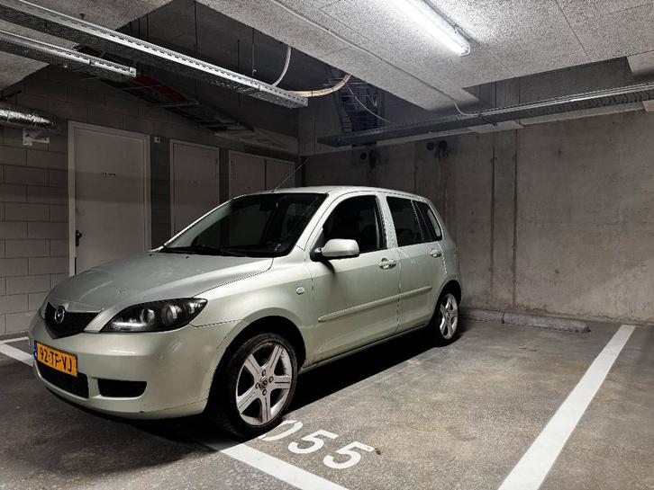 Mazda 2 1.4 16V 2006 Metallic groen, Auto's, Mazda, Particulier, ABS, Airconditioning, Lichtmetalen velgen, Metallic lak, Trekhaak