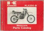 Kawasaki KLX250 B2 parts list (7104z), Motoren, Handleidingen en Instructieboekjes, Ophalen of Verzenden, Kawasaki