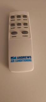 Afstandsbediening airco. Andrews Air Conditioning., Nieuw, Ophalen of Verzenden, Mobiele airco