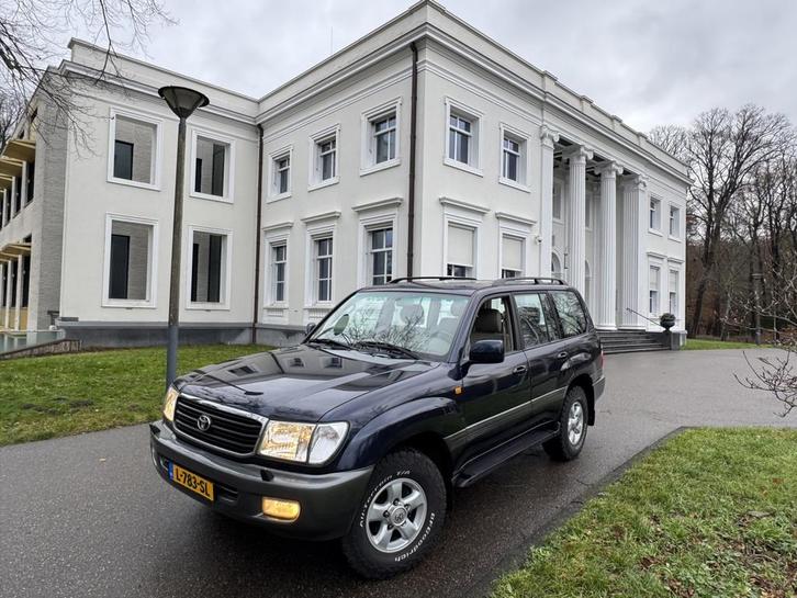 Toyota Land Cruiser100 4.7i V8 LPG G-3 7 PERS.YOUNGTIMER !, Auto's, Oldtimers, Bedrijf, Te koop, 4x4, ABS, Airbags, Airconditioning