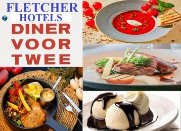 Fletcher hotel DINERBON 3-gangen diner voor 2 personen beschikbaar voor biedingen