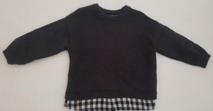 Zara trui met ruiten randje maat 86 baby kleding truien, Kinderen en Baby's, Babykleding | Maat 86, Zo goed als nieuw, Jongetje