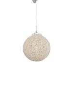 Hanglamp touw katoen / rotan. Diameter 40cm., Ophalen of Verzenden, Zo goed als nieuw, Minder dan 50 cm