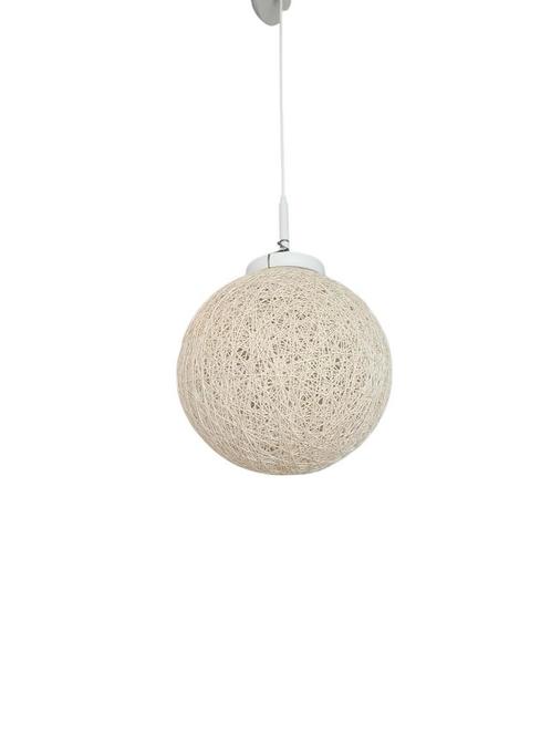 Hanglamp touw katoen / rotan. Diameter 40cm., Huis en Inrichting, Lampen | Hanglampen, Zo goed als nieuw, Minder dan 50 cm, Ophalen of Verzenden