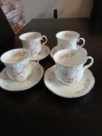 Bone China Londen porseleinen kop en schotels, 4st, Huis en Inrichting, Keuken | Servies, Ophalen of Verzenden, Zo goed als nieuw