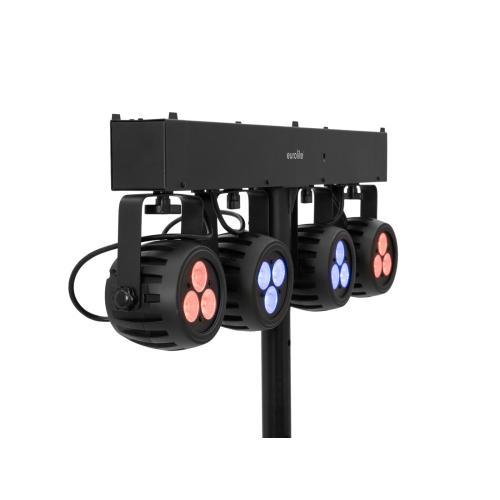 EUROLITE LED KLS-120 Compact Light Set, Muziek en Instrumenten, Licht en Laser, Nieuw, Licht, Geluidgestuurd, Kleur, Stroboscoopeffect