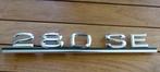 Chrome mercedes-benz 280 se embleem schildje badge logo, Ophalen, Nieuw